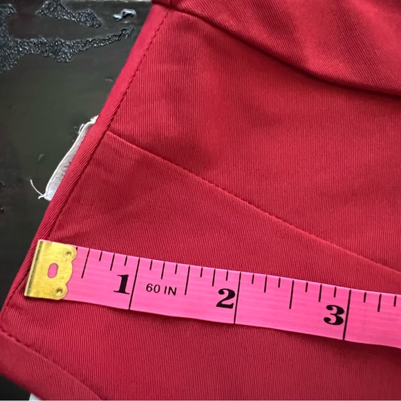 ‘S MaxMara Red Crew Neck Knee Length Party Dress.  Size 10 - Picture 11 of 15